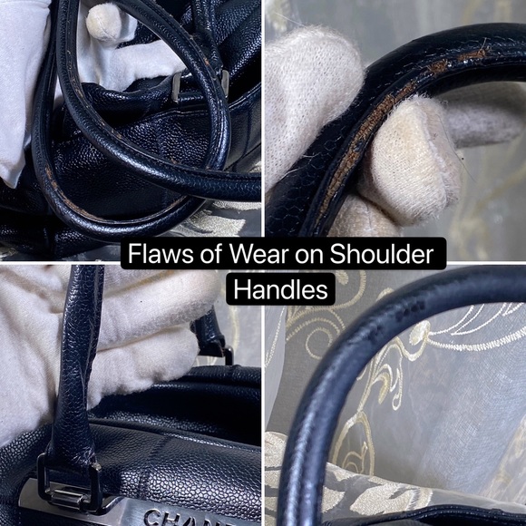 AUTH CHANEL VTG EUC Rare Quilt Bowler Shoulder Bag - Picture 9 of 16